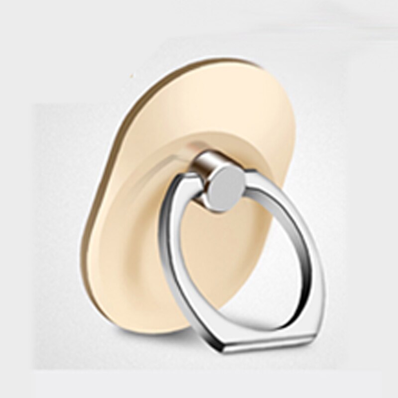 Luxury Diamond Metal Mobile Phone Socket Holder Universal Ring Bracket Stand Accessories Finger Ring For Mobile Phones IPhone: ellipse gold