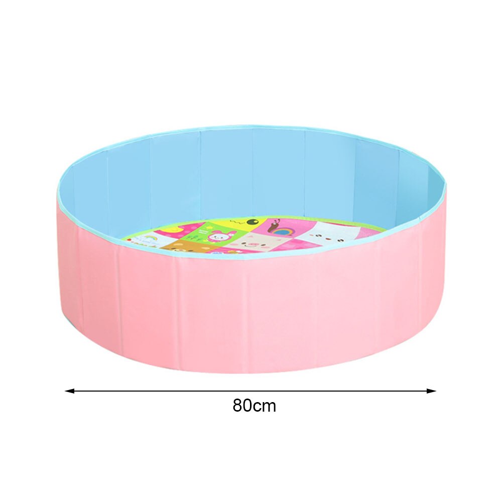 Children Inflatable Folding Pool Infants Playpen For Baby Fence Game Indoor Ocean Balls Pool Ocean with Basket Safe Play Mat