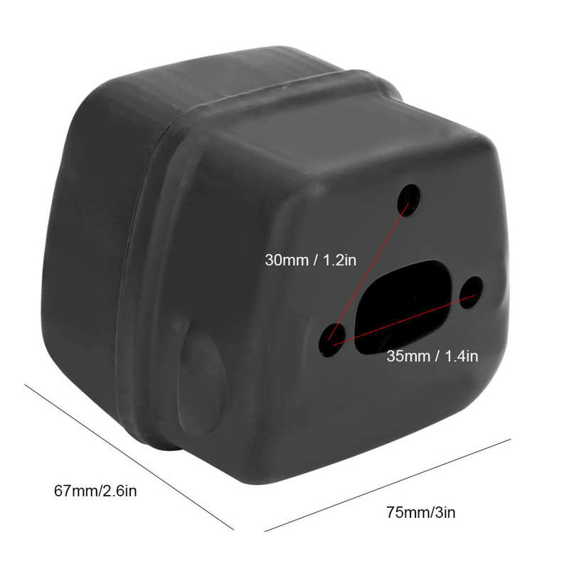 Chainsaw Muffler Exhaust Cooling Shield Replacement Parts Fit for Husqvarna 142 137 141 36 41 Chainsaw Accessories