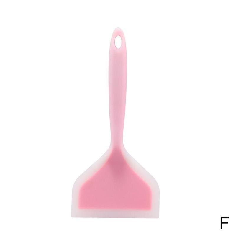 Non-stick Silicone Spatula Beef Meat Egg Kitchen Scraper Tools Cooking Pizza Wide Shovel Kitchen Ware Cooking Utensils R7F1: F