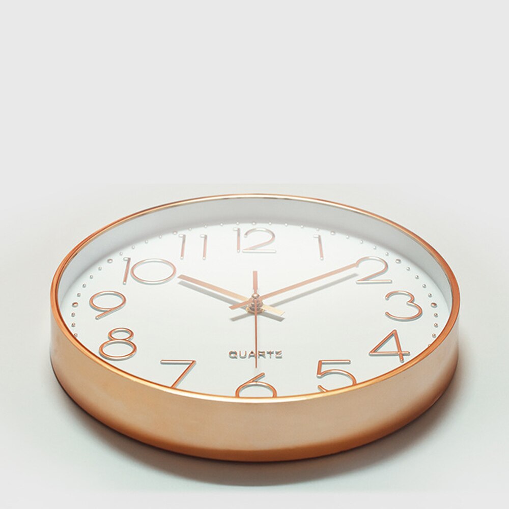 Rose guld kvarts ur til soveværelse hotel til digitalt ur vægur kontor stue boligindretning til ornament