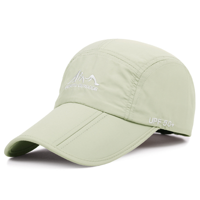 Mannen Vissen Cap Opvouwbare Unisex Baseball Cap UPF50 Lichtgewicht Mannen Baseball Hoed Outdoor Ultra-Dunne Waterdichte Hoed One Size: Khaki