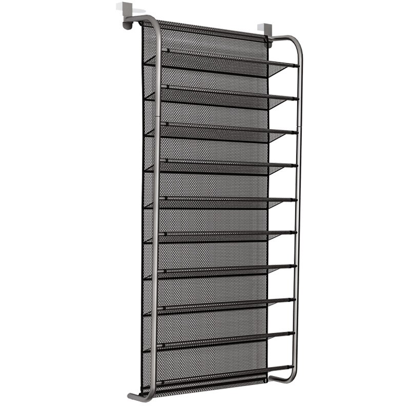 MultiLayer Wall-Mounted Shoe Rack Over the Door Shoes Hanger Hallway Space Saving Shoe Organizer Home Furniture Economical