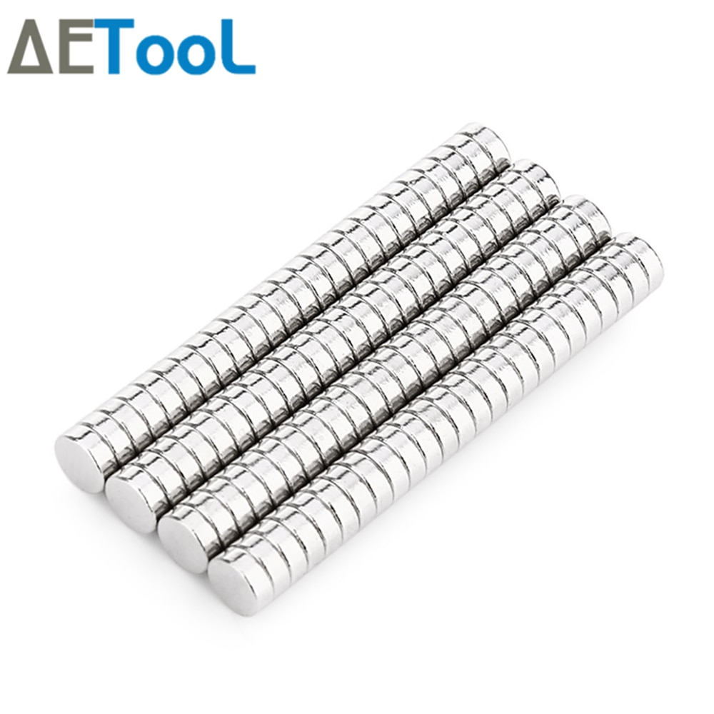 AETool 10 Pcs Mini Kleine N38 Magneet 10x1 10x2 12x1 12x2 15 x 1mm Neodymium Magneet Permanente NdFeB Super Sterke Krachtige Magneten