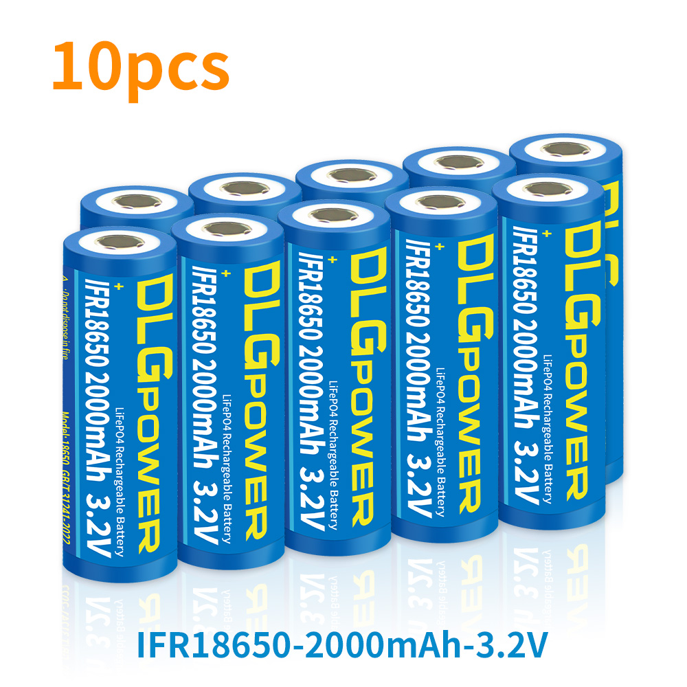 Aipeke 2025 100% novo hg2 18650 2000mah bateria recarregável 18650 3.2v baterias de energia de descarga + níquel diy: Dourado