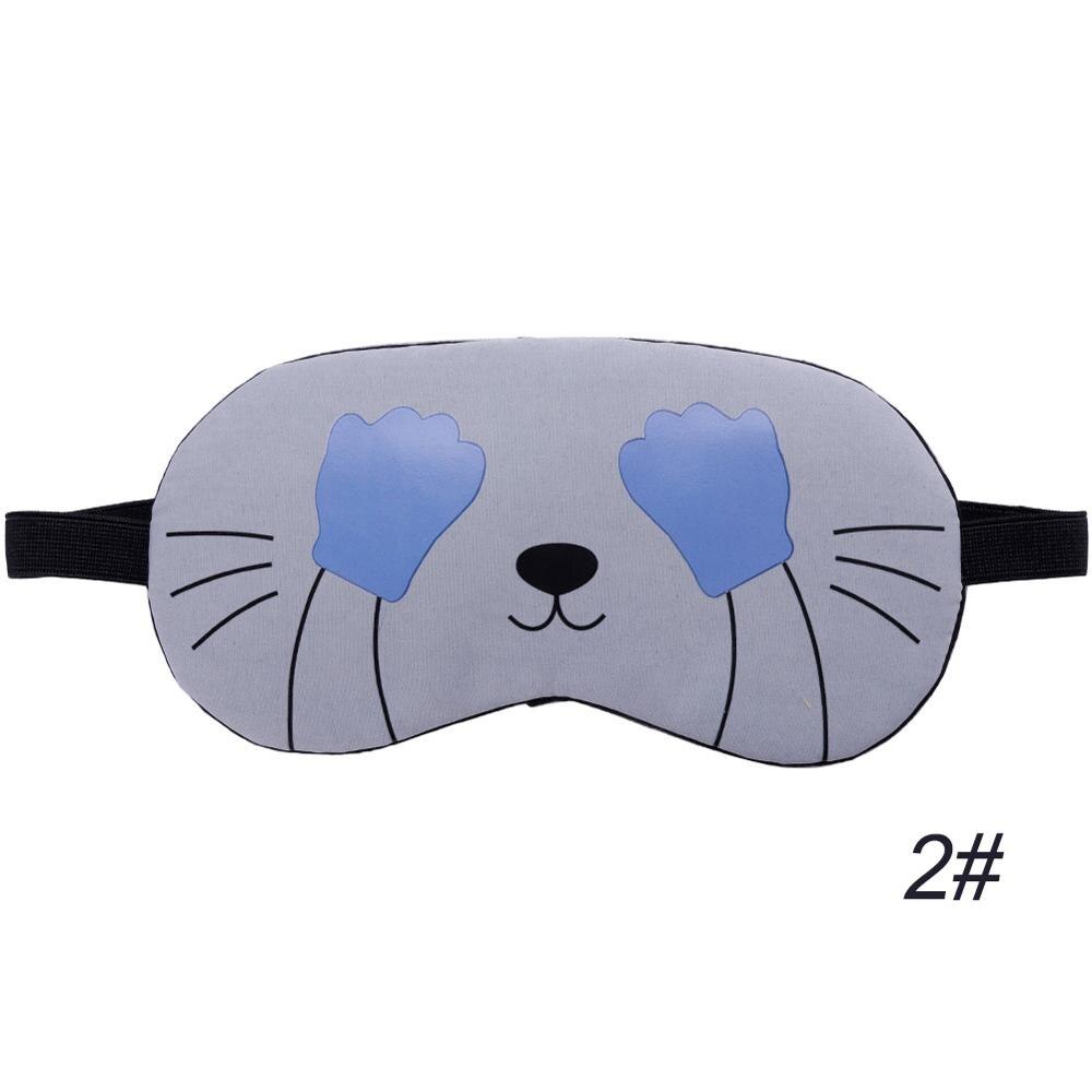 1PC dormir descanso ojo máscara antifaz acolchado opaco de relajarse ayuda vendas belleza del cuidado de los ojos Herramienta #280205: 2