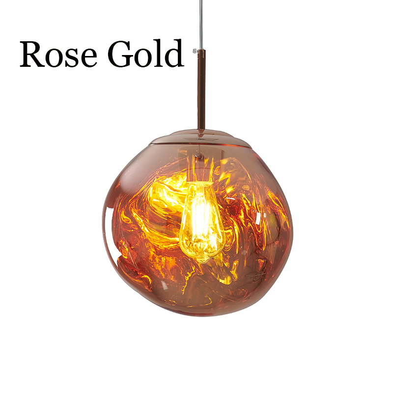 Nordisk lava led-pendellampa modern lampa pvc-belysning vardagsrumslampor inomhusdekoration heminredning loftkök hängande lampor: M / Orange