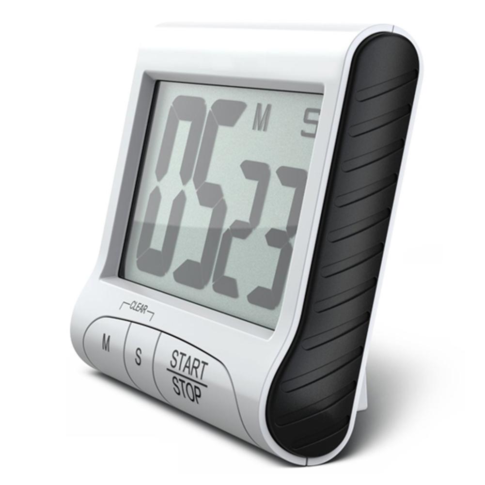 Kitchen LCD Digital Timer Alarm Clock Magnet Cooking Count Up Plastic Saves Space Countdown Alarm