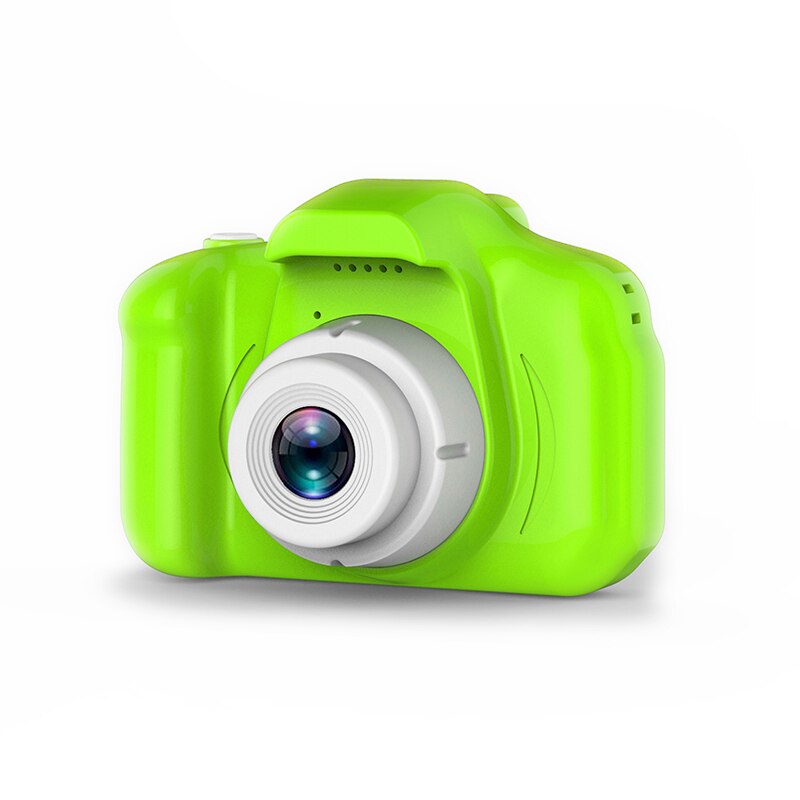 Børnekamera digitalt multifunktionelt 1080p hd skærm foto video lille barn legetøj kamera fødselsdag udendørs spil fotoаппарат: Grøn