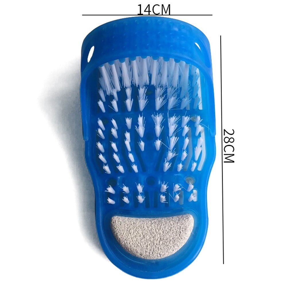 Plastic Bad Douche Voeten Massage Slippers Voet Borstel Verwijderen Dode Huid Massage Slipper Voet Scrubber Foot Care Tool