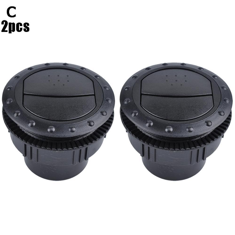 Car RV ATV A/C Vent Air Outlet Rotating Air Conditioning Ventilation Outlet Interior Round Ceiling W0M8: C Rotating