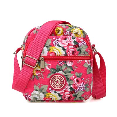 Moda estampas feminina compras mini bolsas! nice colorido floral gravando lady ombro & crossbody bolsas all-match casual transportadora