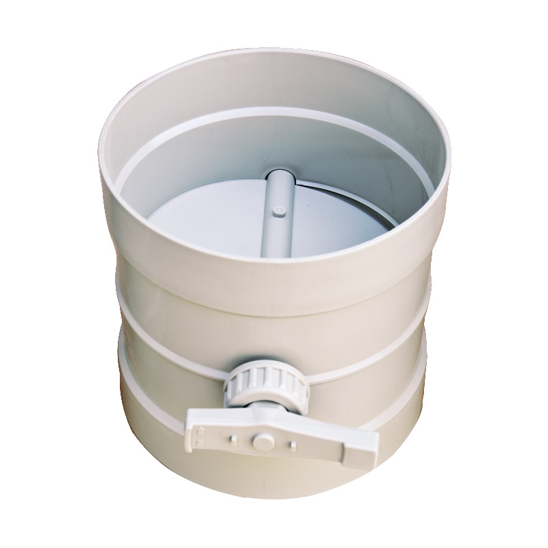 HVAC Manual Plastic Air Damper Valve 50 -200mm Volume Flow Rate Damper Air Duct Valve for Ventilation Pipe