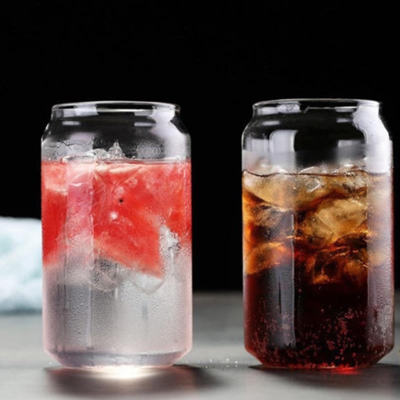 Gobelet en verre Transparent pour boisson froide, pour jus, thé au lait, bière, Cocktail, classique