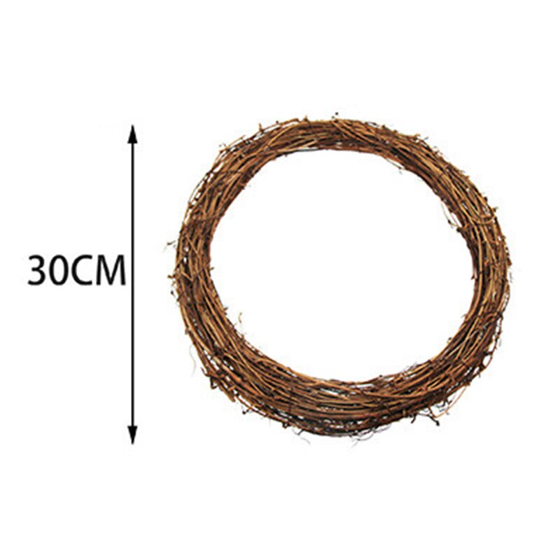 Decoración de Pascua DIY guirnalda ramas secas corona de mimbre con Pascua decoración con forma de huevo para el hogar adorno colgante 30/60mm color huevo de espuma: 30cm