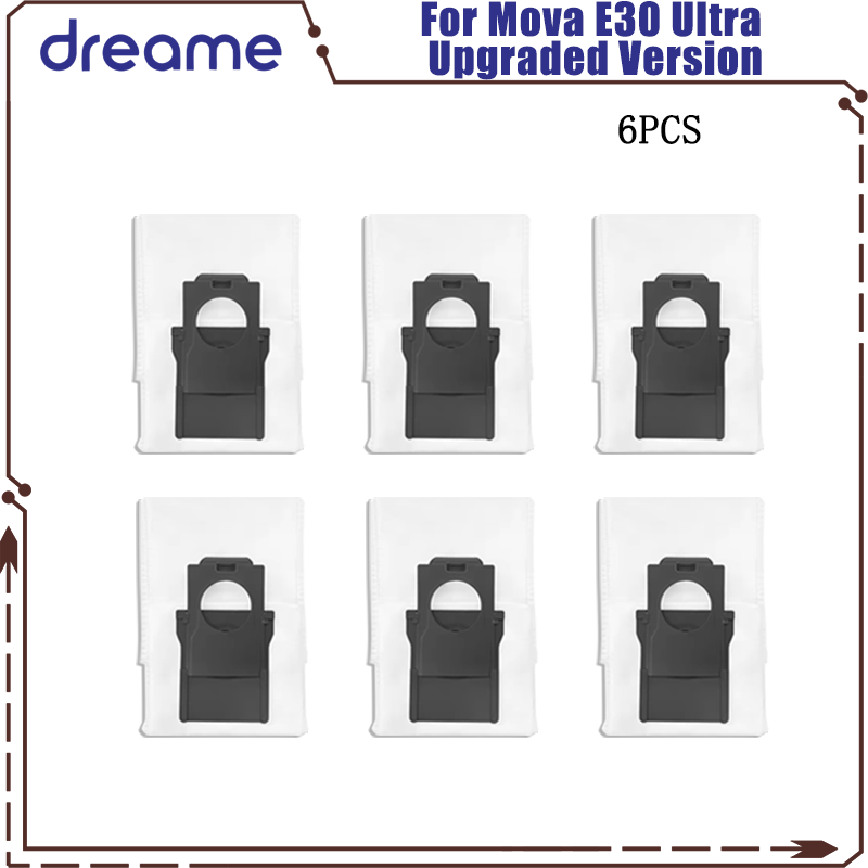 Dreame Mova E30 Ultra / Trouver E30 Ultra piezas de vacío rodillo Tricut principal Cepillo Lateral filtro Hepa paño de mopa bolsa de polvo: Amarillo claro