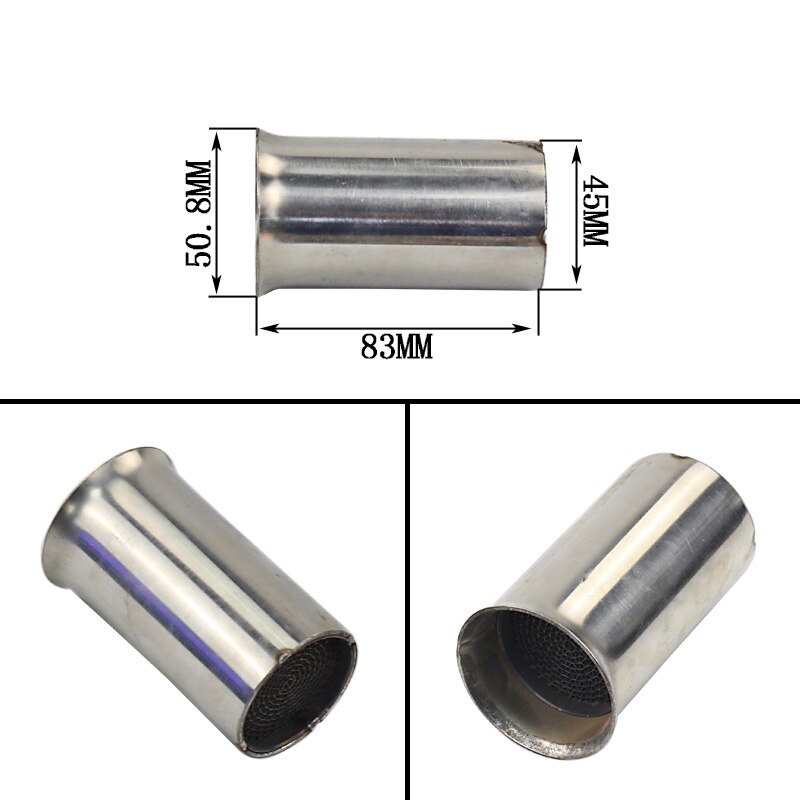 universal 51mm front end DB Killer for Motorcycle Exhaust Muffler DB killer Silencer Noise Sound Eliminator for Off road Bike: B 51mm