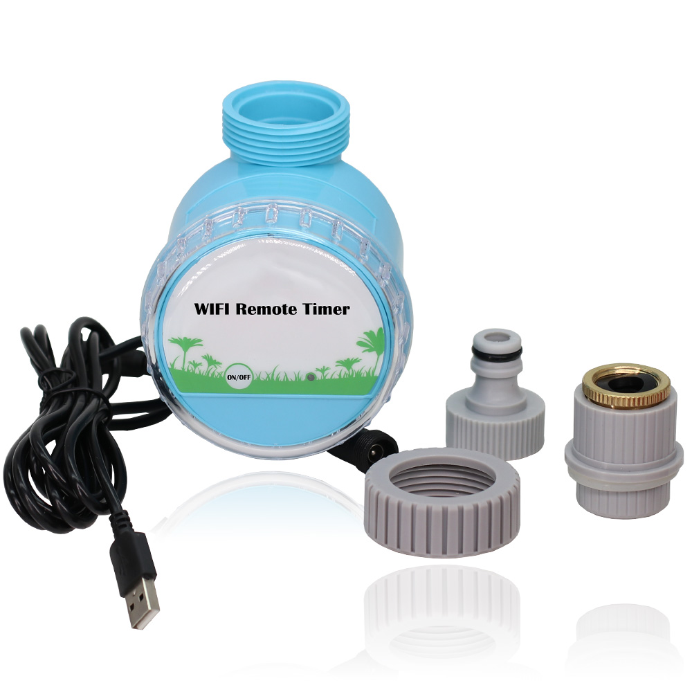 Temporizador de riego WIFI móvil, aspersor de riego automático para jardín, Graffiti Smartlife, control remoto inteligente, resistente al agua, fácil instalación