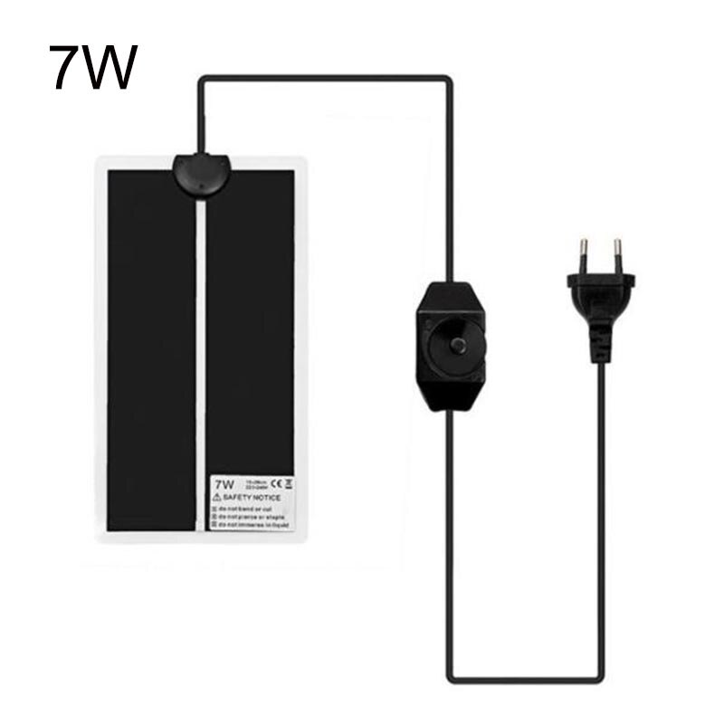 5W 45W Reptiles Heat Mat pad Climbing Pet Reptiles Heating Warm Pads Aquarium fish tank Adjustable Temperature Controller Mats: 7W