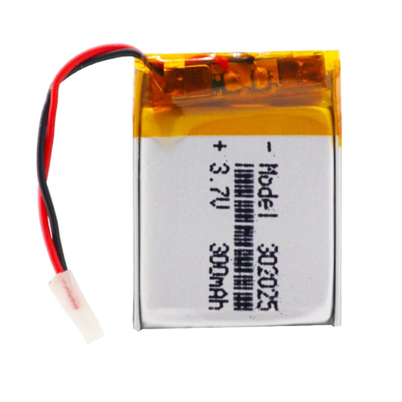 Baterías de polímero de litio Lipo li-polymer con PCM para MP3, MP4, MP5, Bluetooth, auriculares, 1/2/4x3,7 V 300mAh 302025