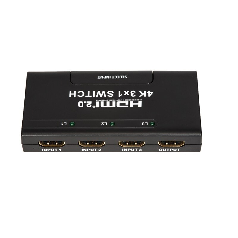 3 Poort 4K Hdmi Switch Selector 3D Ultra Hd Hdmi Switcher 3 In 1 Out Splitter Box Voor Hdtv xbox PS3 PS4