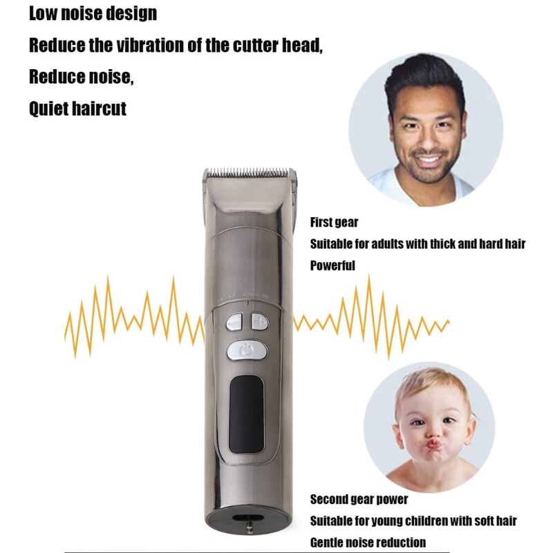 Cortapelos eléctrico , recortador de barba, Kit de aseo de peluquero, recargable