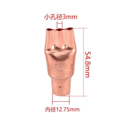 1-5P air conditioner capillary Copper filter flat nozzle refrigeration repair parts: green