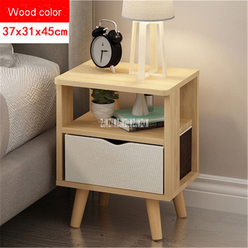 Simple Bedside Table Cabinet Bedroom Locker Economical Nordic Mini Small Apartment Bedroom Nightstands French Modern Locker