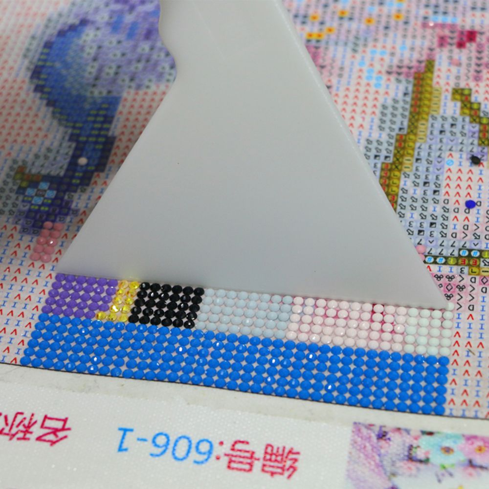 Diamond Embroidery Paste Sticker Dotting Rhinestone Point Anti-stick Drilling Ruler Tools DIY Diamond Painting Accessory Ruler