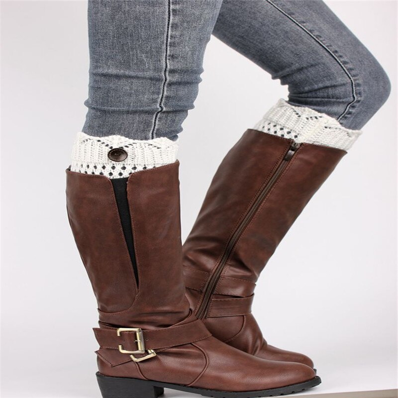 Bonito calentador de piernas para invierno, botas altas para mujer, calentadores de pierna para botas, calentadores de piernas para mujer, botas para damas, calcetines, botas tejidas