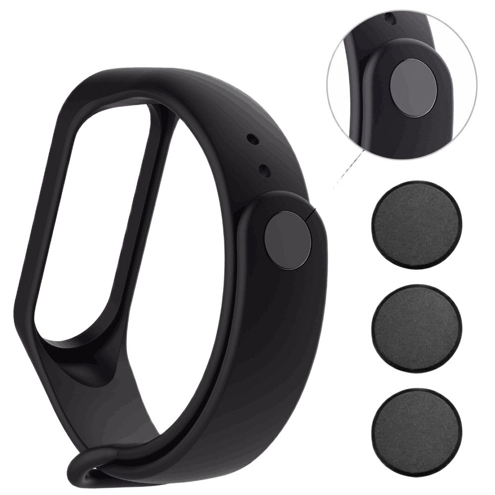 5 stk mi band 3 5 spenne bånd 4 6 knapper erstatning for xiaomi mi band 3 4 5 6 stilig for xiaomi mi band 3 4
