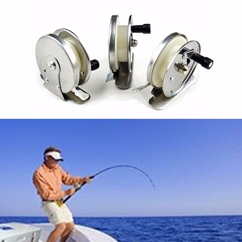 1Pcs Aluminum Alloy High Speed Saltwater Sea Ice Simple Fishing Spinning Gear Cheap Hand Wheel Fishing Reels