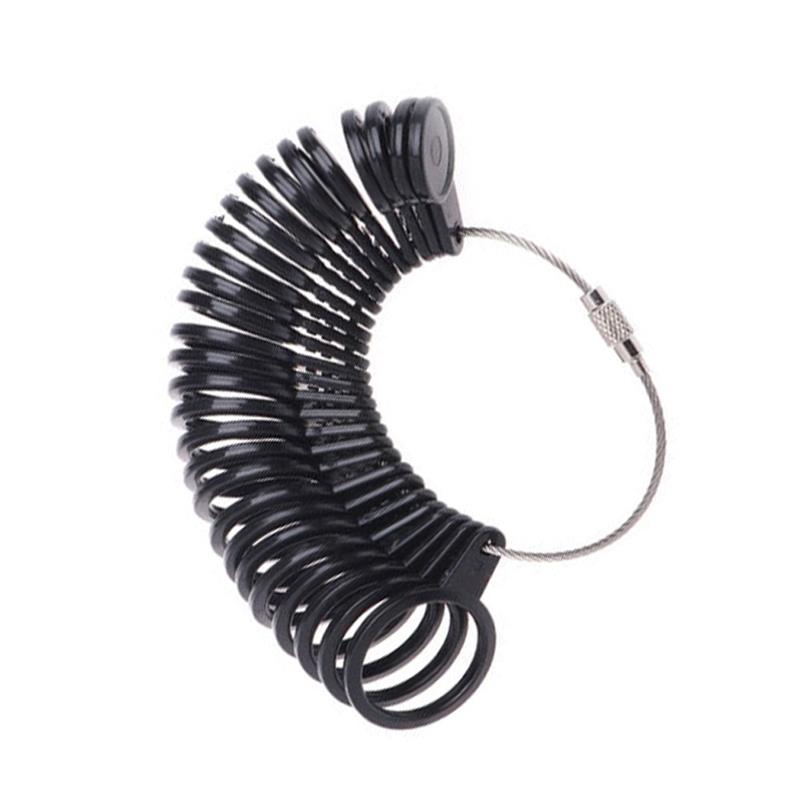 Calibrador de anillo de medición, herramientas de joyería, mandril de anillo, medidor de dedo, EE. UU./REINO UNIDO/JP/UE, accesorios de joyería, juegos de herramientas de tamaño