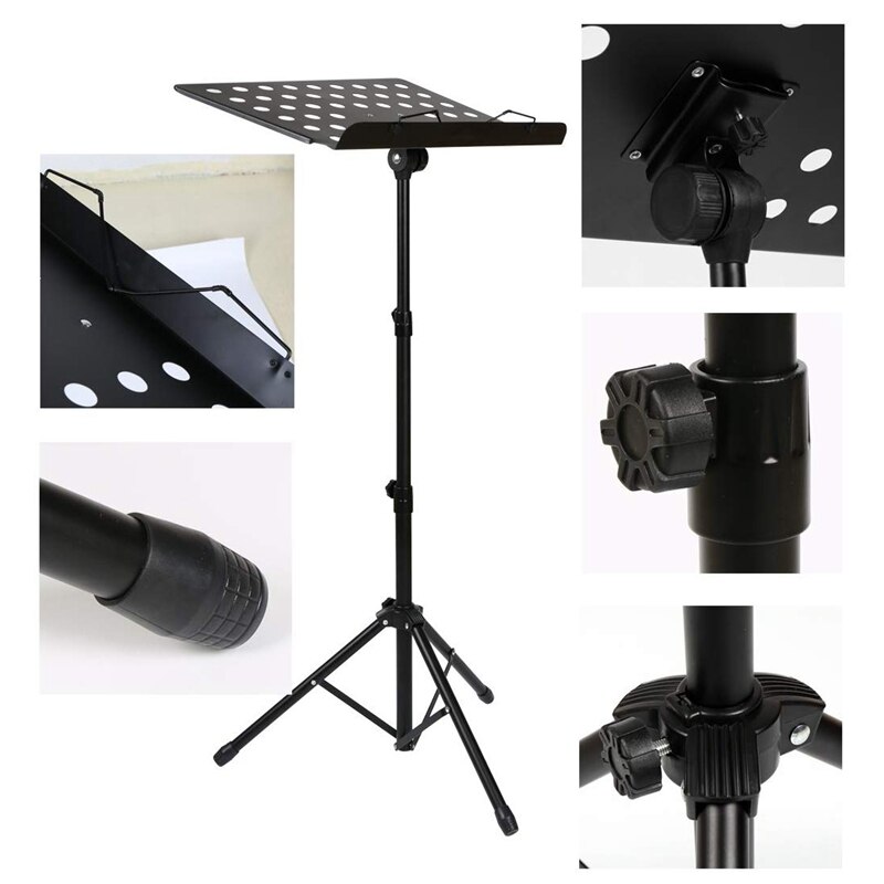 Support de musique, pliable, 50x35cm, partition de musique, trépied, grand panneau, épais et élargi, pour tous les Ins