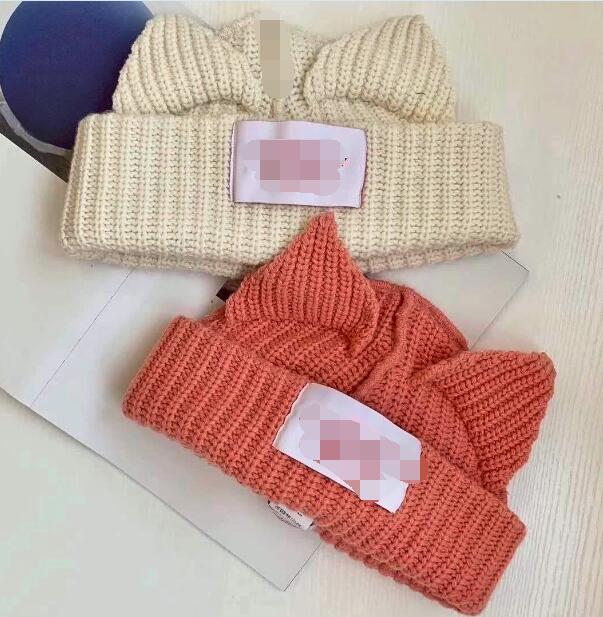 Herfst Winter Gebreide Hoed Vrouwen Hoeden Ademend Lady Cap Warm Solid Zachte Ski Wol Blends Unisex Caps