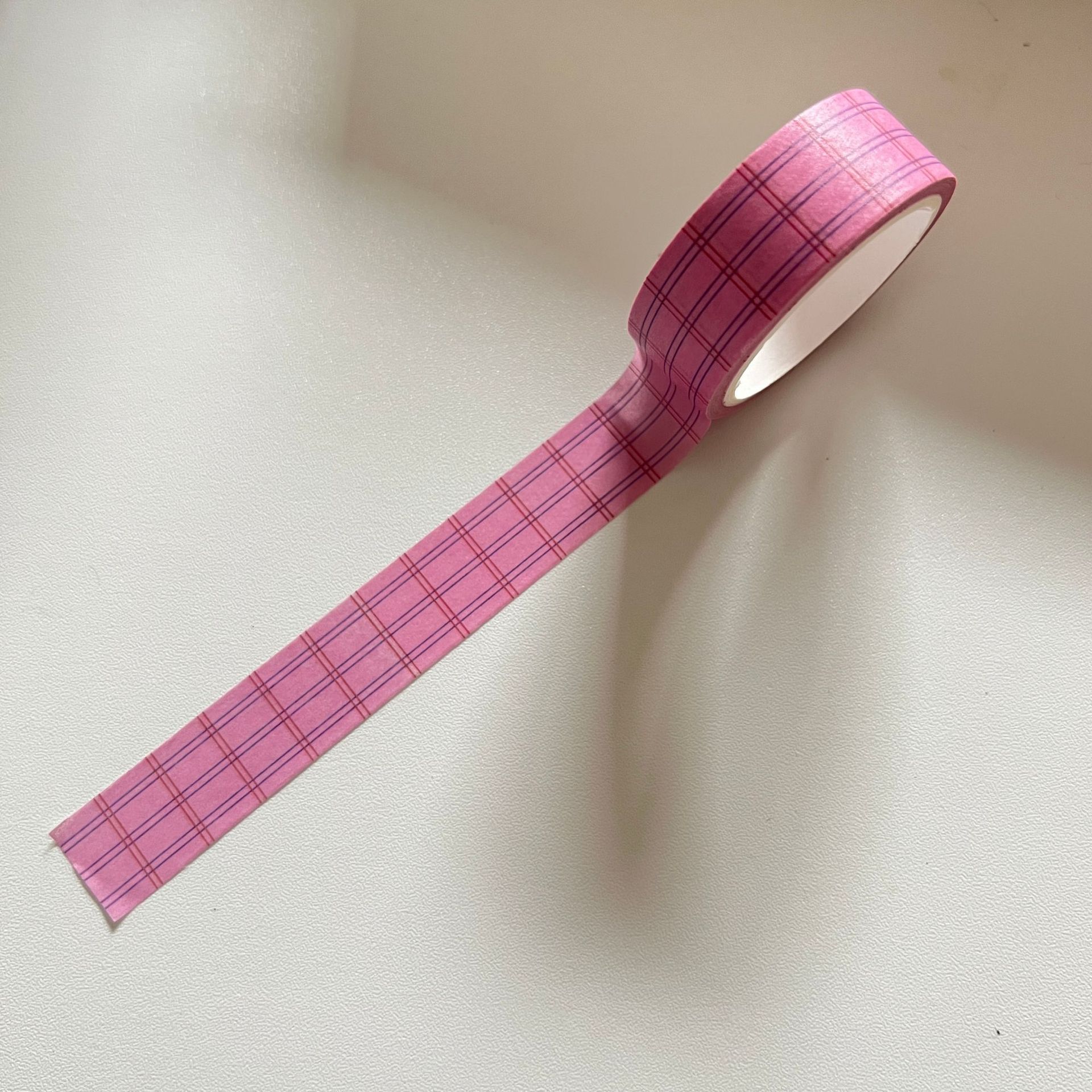 Ruit Vijfpuntige Ster Washi Tape Diy Scrapbook Primer Collage Mobiele Telefoon Dagboek Fotoalbum Happy Plan Decoratie: D 5m 1roll