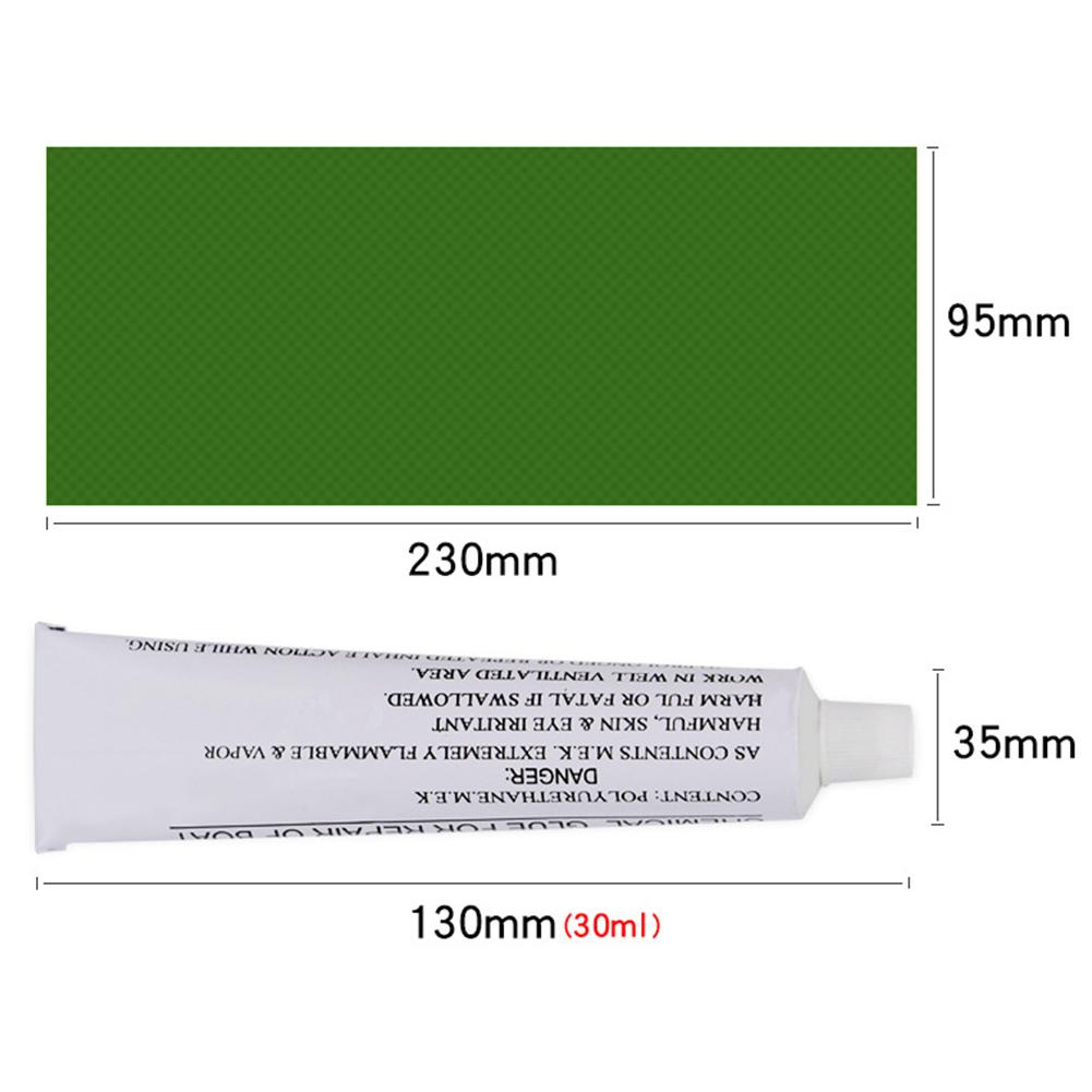 230X95MM gonflable en plastique bateau Kayak spécial PVC réparation Patch Kit étanche Patch colle côte canot canot Air lit avec colle