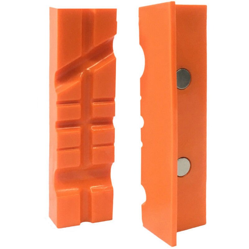 BESTnetic Bench Vice Jaw Pad Multi-Groove Vise Holder Grips Heavy for Milling Cutter for Drilling Machine Accessories