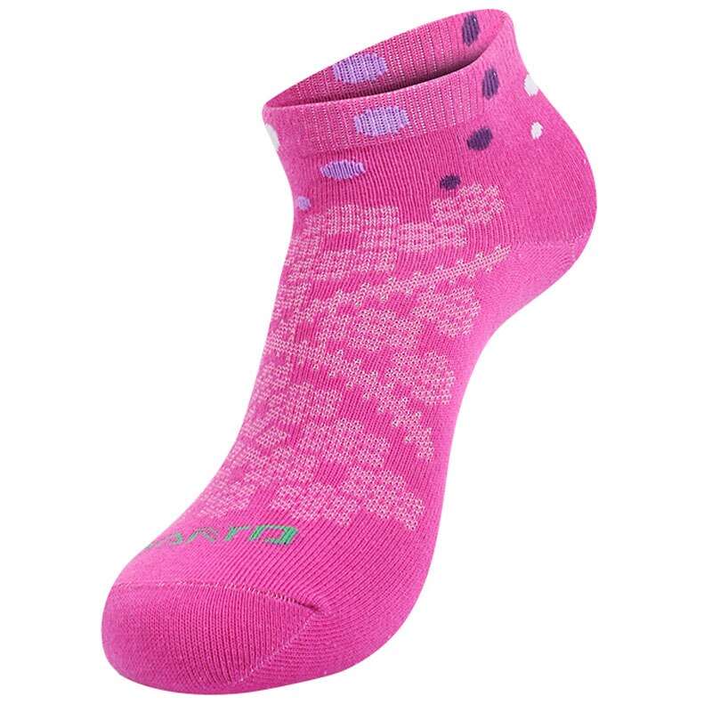 Calcetín deportivo SANTO para hombre, de verano, para exteriores, secado rápido, , para trotar, transpirable, cómodo, fino corto, calcetines de 3 par/lote: women rose red M