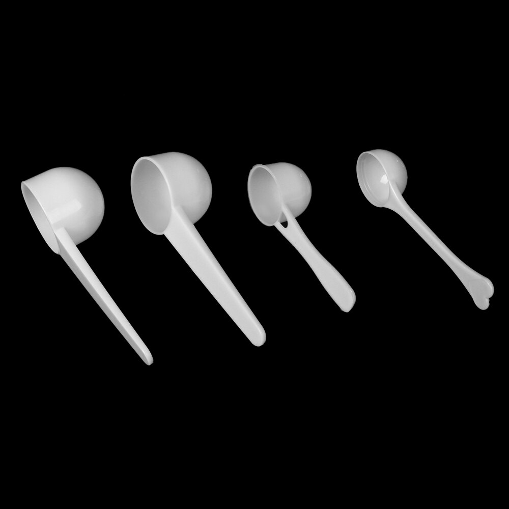 10 stk 1/3/5/10g måleskeer kaffeprotein mælkepulver scoop køkken hjemme plast måle tilbehør værktøj