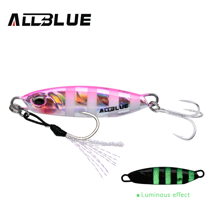 Allblue drager metall gjuten jigg sked 15g 30g shore gjutning jigging fisk havsabborre fiske lockbete artificiellt bete tackle: 80mm / Vinröd