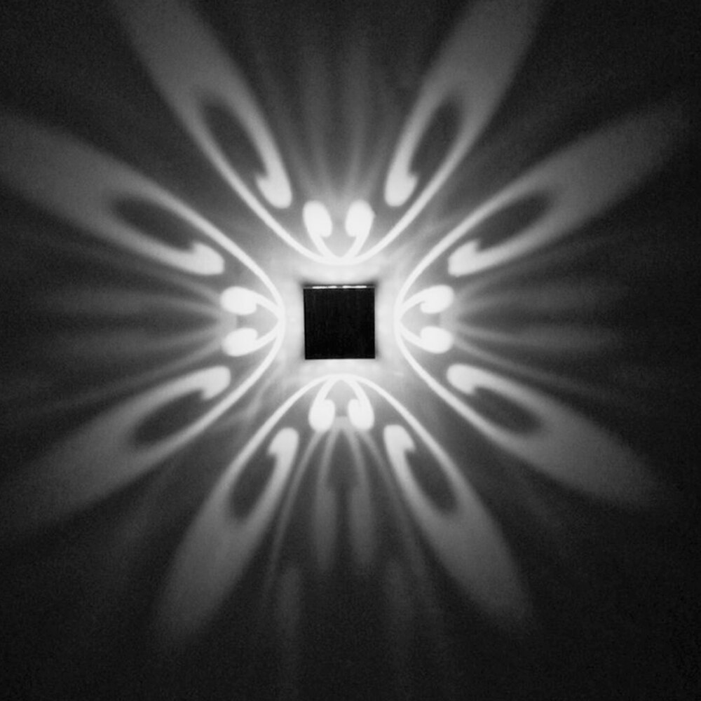 LED Wand Lampe Wand Indoor LED Projektion Bunte Beleuchtung Wand Leuchte Hintergrund Wand Licht für Home Hotel KTV Bar: White