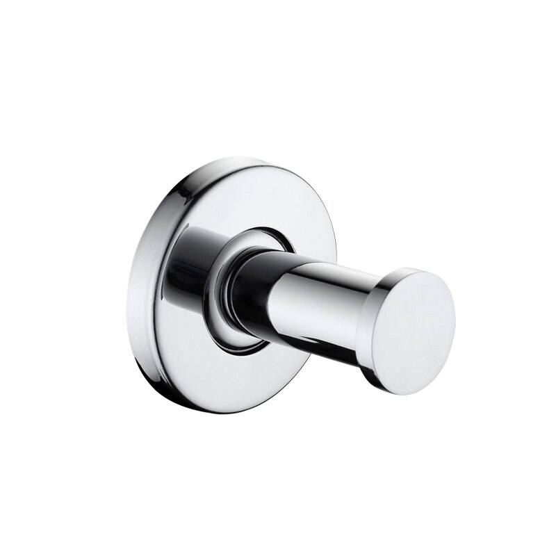 SUS 304 in Acciaio Inox Attrezzatue e Accessori per il Bagno impostato Cromo Lucido Mensola di Vetro di Carta di Supporto Del Tovagliolo asciugamano sbarra Gancio Accessori per il Bagno: Robe Hook A