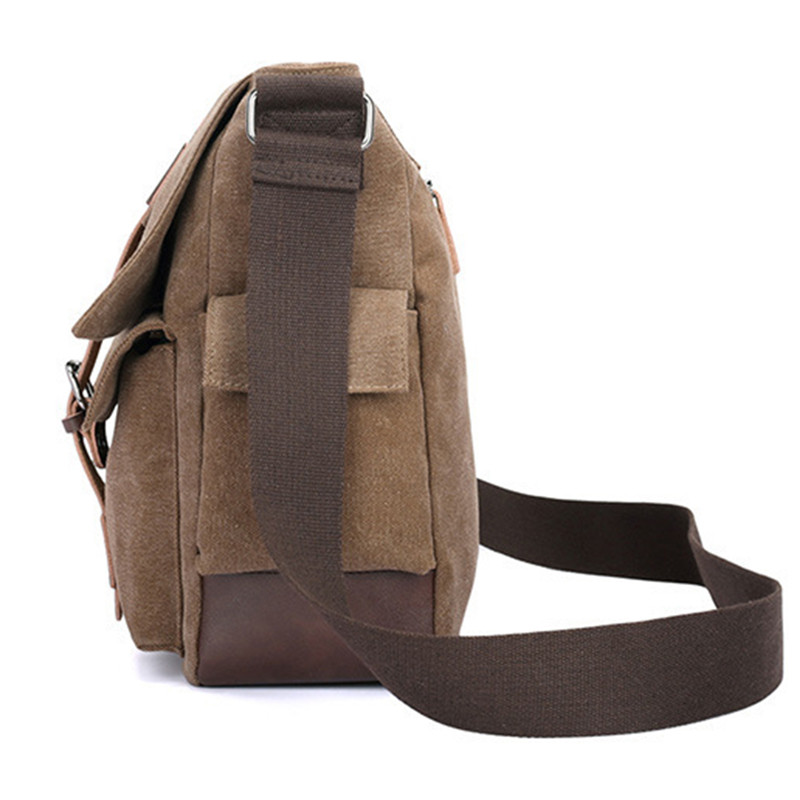 Bolso de lona Vintage para hombre, bolso cruzado informal para hombre, bolso de mensajero, bolsos de hombro de viaje para hombre, Bolsa Masculina de