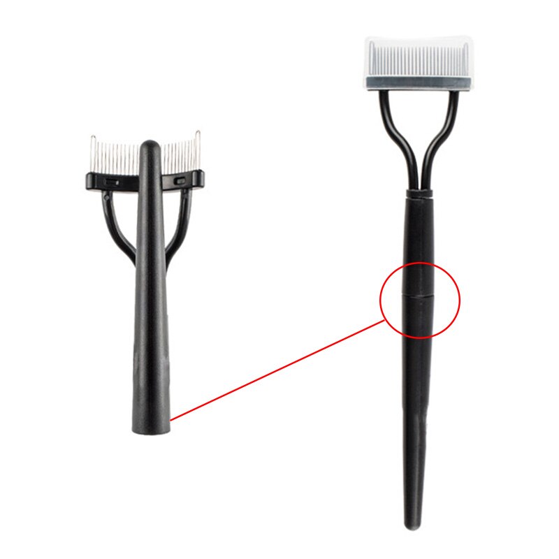 Applicateur de Mascara en métal, peigne à cils, brosse, pour soulever les boucles, séparateur de cils, outils de maquillage de beauté