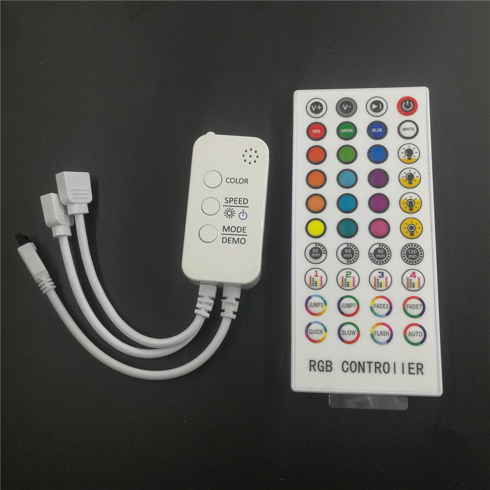 Music Bluetooth Controller RGB Controller DC12V 40Key IR Remote Controller For 2835 5050 RGB LED Strip Lights