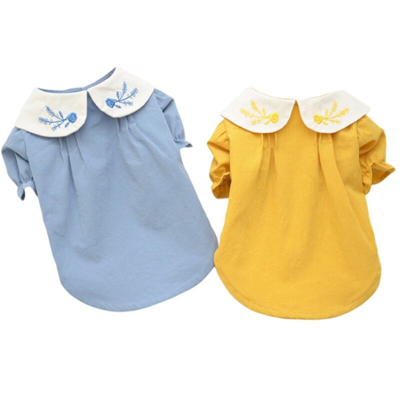 Pomeranian Hond Kleren Shirt Kat Puppy Jas Zomer Huisdier Kleding Tops Yorkie Yorkshire Shih Tzu Maltese Poedel Bichon Kostuum
