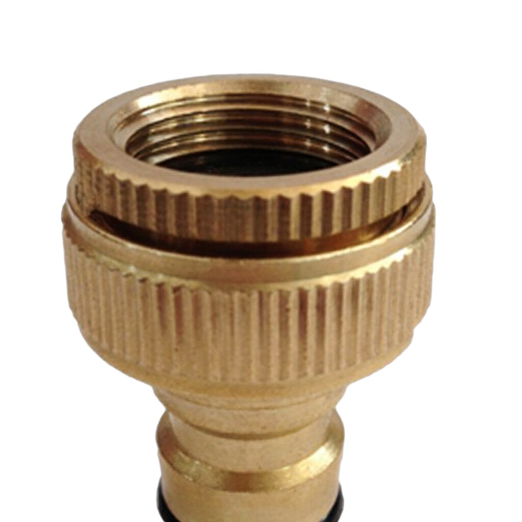 Brass Garden Hose Tap Connector 1/2 and 3/4 Outdoor Threaded Faucet