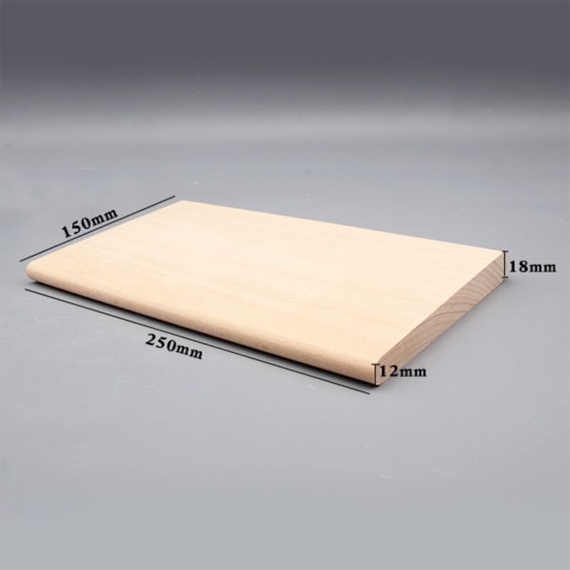 Artisanat cuir bricolage intérieur et extérieur bâton bois Assistant outil 250X150mm 12/18mm d'épaisseur