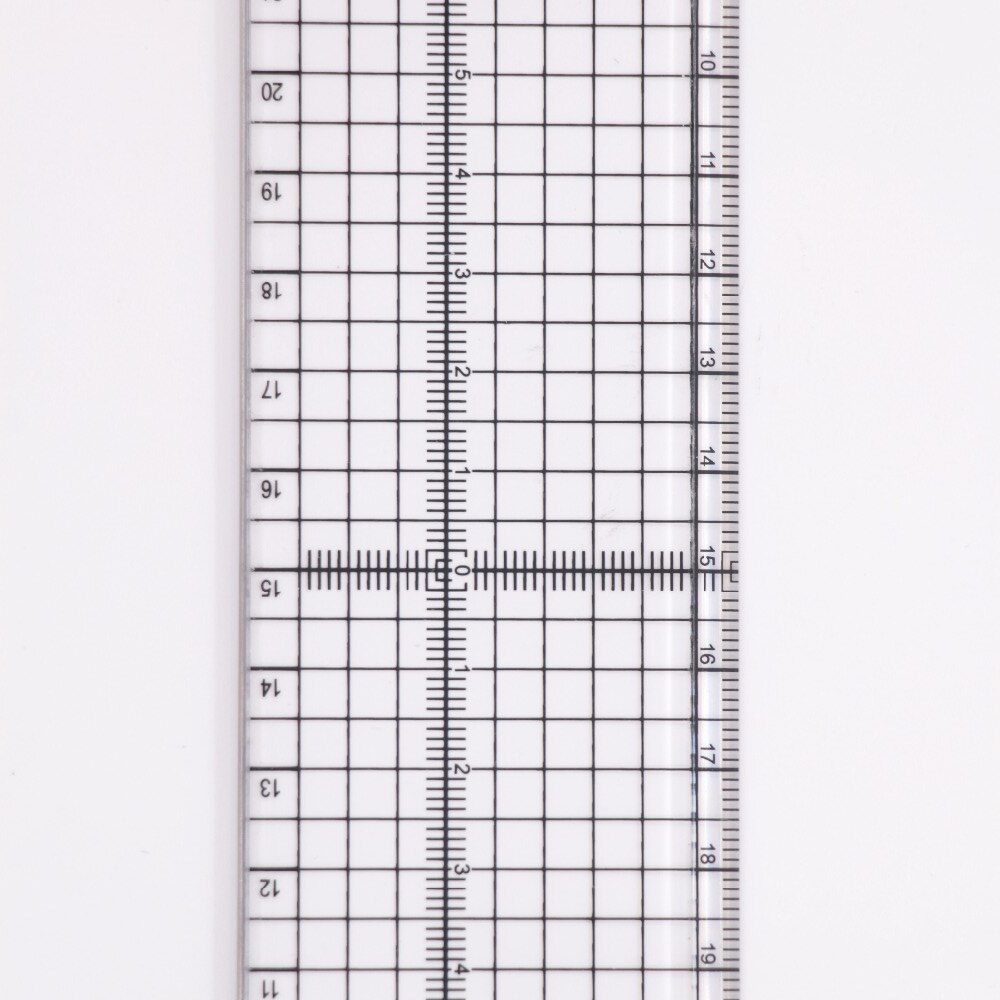30cm Patchwork Ruler Edged By Metal; Cut-resistant Straight Ruler for patchwork 0.4cm thick #101